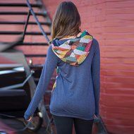 Hooded Pullover Tops,Morecome Womens Geometry Printing Hoodie Sweatshirt N5