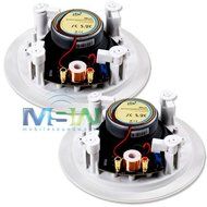 PBX (PowerBass) Home Audio SC-5.2C 5-1/4" SC-Series Sound Contractor 2-Way In-Ceiling Speakers N4