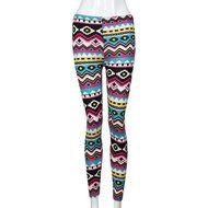 PHOTNO Fashion Women Lady Elasticity Skinny Tribal Printed Stretchy Pants Leggings N24
