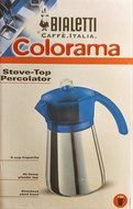 Bialetti Colorama Stove Top Percolator ( Black Top ) N2