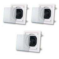 Acoustic Audio AS6S In Wall 3 Speaker Set 2 Way Home Theater 600 Watt AS6S-3S