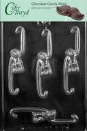Cybrtrayd A130 Hanging Monkeys Chocolate Candy Mold with Exclusive Cybrtrayd Copyrighted Chocolate Molding Instructions