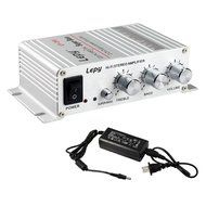 Lepy LP-268 Digital 2x20W 2CH Output Super Bass Mini Audio Amplifier with 5A Power Cable Support MP3 Mobile Phone...