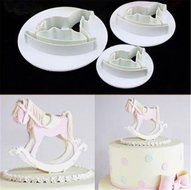 SNW Trojans Embossing Dies Printing Tools Fondant Mold Soap Silicone Bakeware Chocolate Mold Cake Decoration,3... N2