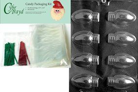 Cybrtrayd MdK50C-C431 Christmas Lights Christmas Chocolate Mold with Chocolate Packaging Kit and Molding Instructions...