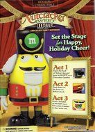 M&amp;M Nutcracker Sweet Yellow Candy Dispenser Limited Edition N4