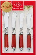 Lenox Holiday Jewel Spreaders, Set of 4,Stainless N16
