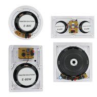 Theater Solutions TST87 In Wall and In Ceiling 8" Speakers 2000W Home Theater 7.2 Speaker System N3