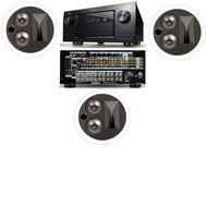 Klipsch KL-7502-THX In-Ceiling LCR(3 Each)-Denon IN-Command AVR-4520CI A/V- White