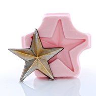 Silicone Primitive Star Mold Food Safe Fondant, Chocolate, Candy, Resin, Polymer Clay Mold N5