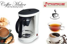 GForce GF-P1718-1153. 8 Cup Coffee Maker with Tea Brewing Function N5