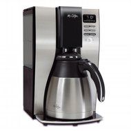 Classic Coffee Concepts BVMCPSTX91 Optimal Brew 10-Cup Thermal Programmable Coffeemaker, Black &amp; Brushed Silver