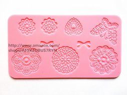 New! Silicone Lace Mould for Fondant Cake Sugar Paste Cake Decoration Butterfly 18.3*10.3*0.3cm 53g 008
