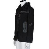 Outwear,Morecome Women Lapel Faux Fur Jacket Winter Long Parka Coat N3