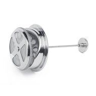 Es Perto Stainless Steel French Press Coffee Maker | 34 Ounce, Double Wall Insulated, Manual, Portable, Chrome... N3