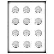 Small Smiley Face Pieces Hard Candy Mold