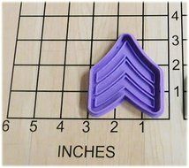 US Army Sergeant Military Promotion Party Cookie Cutter and Stamp #1045 N2
