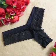 Underwear, PHOTNO Women Lace V-string Briefs Panties Thongs G-string Lingerie Underwear N19