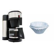 BUNN NHS Velocity Brew 10-Cup Home Coffee Brewer and BUNN BCF100-B 100-Count Basket Filter Bundle