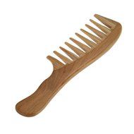 Skango(TM) 1Pcs Handmade Wooden Sandalwood Wide Tooth Wood Comb Natural Head Massager Hair Combs Hair Care N3