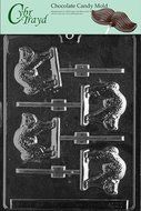 Cybrtrayd H022 Halloween Chocolate Candy Mold, Cat Lolly