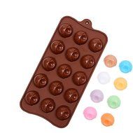 Eyeball Half Round Candy Chocolate Soap Jello Tray Mold Silicone Party maker (Ships From USA) N4