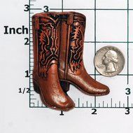 Silicone Mold Cowboy Boot Make Your Own Western Chocolate, Fondant, Candy, Soap, Resin, Clay, Wax, Flexible and... N5