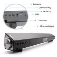 Elecsoul TV Speaker 10W Bluetooth Soundbar 3.0 Channel Stereo Speaker Subwoofer Wireless Small TV Sound Bar Support... N4