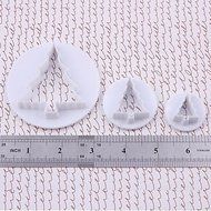 Y&amp;XL&amp;H Plastic Christmas Trees Fondant Cake Mold Set of 3 Piece N2