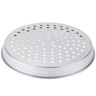 American Metalcraft A90151.5P 15" x 1 1/2" Perforated Standard Weight Aluminum Tapered / Nesting Pizza Pan N2
