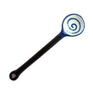 Novelty Lollipop Ceramic Tableware Coffee Scoops Stirring Spoon Sugar Spoon (Red) N3