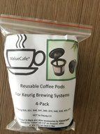 Pack of 4 ValueCafe Coffee Filter Replacement for Keurig Home Single Cup Brewing Systems, Pack of 4 - NOT for... N2