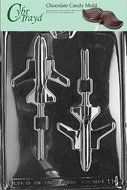 Cybrtrayd K011 Airplane Lolly Kids Chocolate Candy Mold