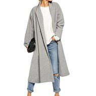 Cardigan,Morecome Womens Open Front Trench Coat Long Cloak Jackets Cardigan N8