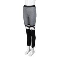PHOTNO Women Fitness Yoga Leggings High Waist Stripe Patchwork Skinny Push Up Pants N12