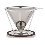 Meiruian Stainless Steel(304) Coffee Dripper -Pour Over Coffee Maker with Stand N4