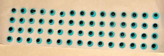 3/16&quot; Edible Royal Icing Eyes 120pc Asst Cake Decorating Fondant Gum Paste