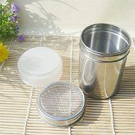 Stainless Chocolate Shaker Cocoa Flour Icing Sugar Powder Coffee Sifter Lid -All U Need N4