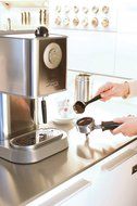 Gaggia 12300 Baby Class Manual Espresso Machine, Brushed Stainless Steel N5