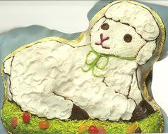 Wilton Cake Pan: Gentle Lamb (502-3444, 1981)