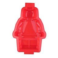 Sher Silicone Robot Shaped Cake Pan Silicone Mold Baking Mould Candy Chocolate Ice Tray Tool(Random Color) N4