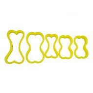 Sher 5Pcs Dog Bone Cookie Cutters Plastic Biscuit Cutters Dessert Cupcake DIY Decorating Plastic Cutter N2