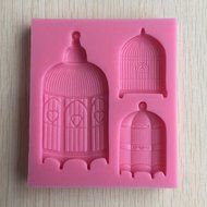 HORIEN Birdcage Design 3D Silicone Fondant Cake Mold