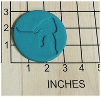Hockey Player Silhouette Fondant Cookie Cutter and Stamp #1306