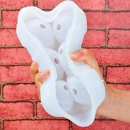 Y&amp;XL&amp;H 6 Molds Prepare Ice Ball Sphere-Molds-Cube Tray Bricks Tray Maker