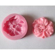 Y&amp;XL&amp;H Flower Baking Fondant Cake Chocolate Candy Mold,L4.8cmW4.8cmH1.2cm N2
