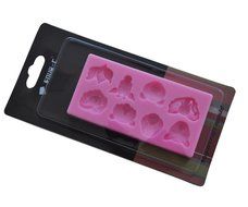 FOUR-C Cupcake Molds Forest Animals Sugarpaste Moulds Color Pink N2