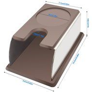 Coffee Temper Stand, DLAND Sturdy Stainless Steel Tamping Stand for Coffee Machine and Coffee Tamper Storage Base... N3