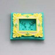 Pinkie Tm Photo frame fondant gel mold soap mold salt sculpture mold DIY silicone mold can be wholesale N6
