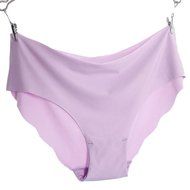 Underwear, PHOTNO Women Invisible Underwear Thong Cotton Spandex Gas Seamless Crotch M/L N13